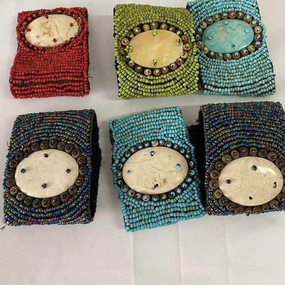 Vintage Bead Wrap Bracelets (6) (EQ) - Picture 11 of 12